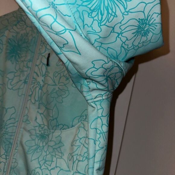 North Face Women’s Apex Bionic Climateblock Jacket Blue Floral XS EUC - Picture 5 of 14